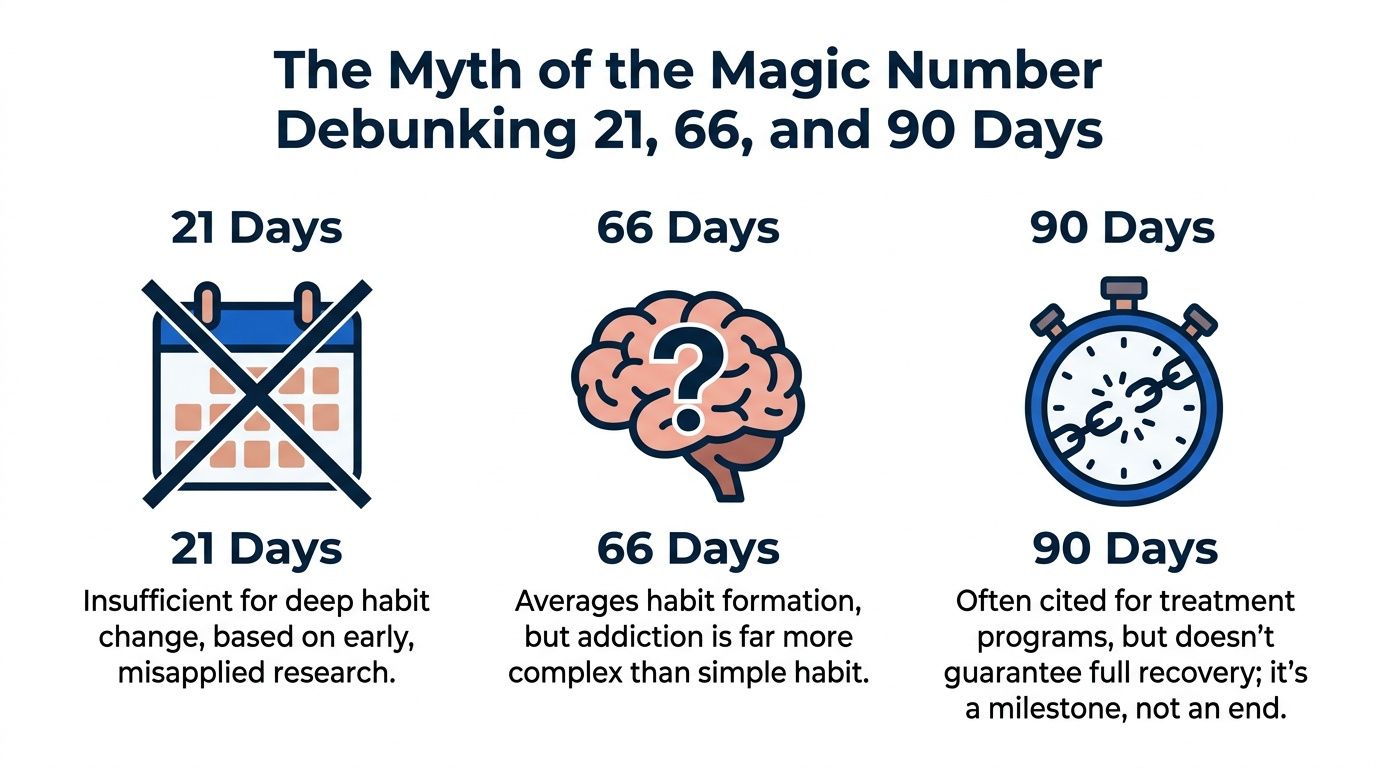 The Myth of the Magic Number Debunking 21 66 and 90 Days