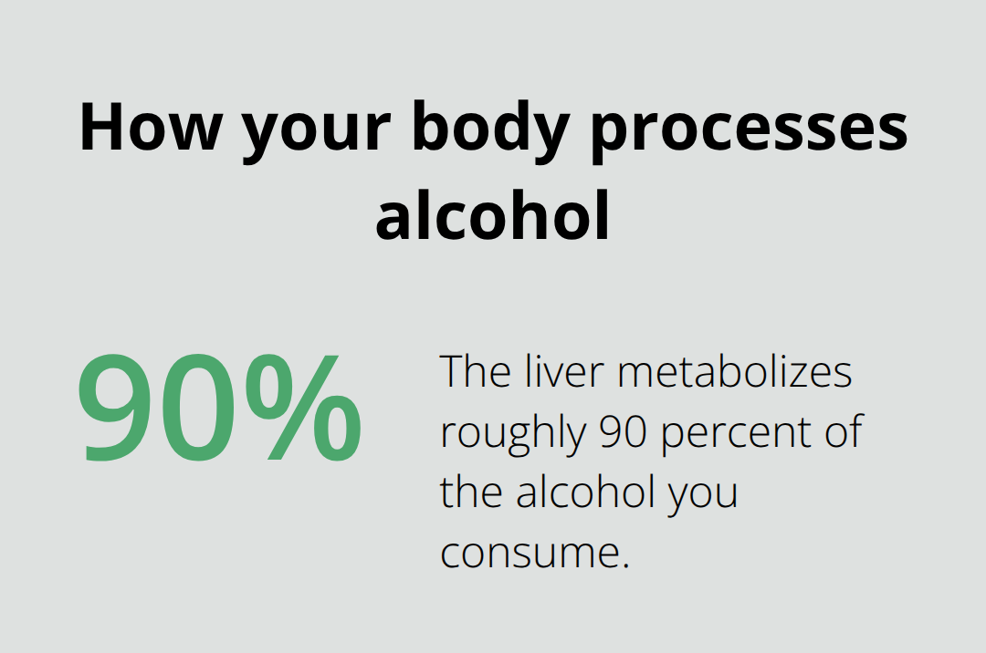 Percentage of alcohol metabolized by the liver - alcohol liver recovery timeline