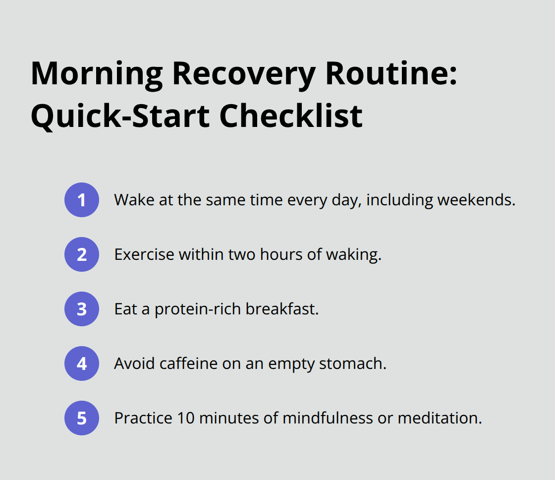 Five morning habits that stabilize mood and reduce relapse risk in early recovery. - tools to stay sober